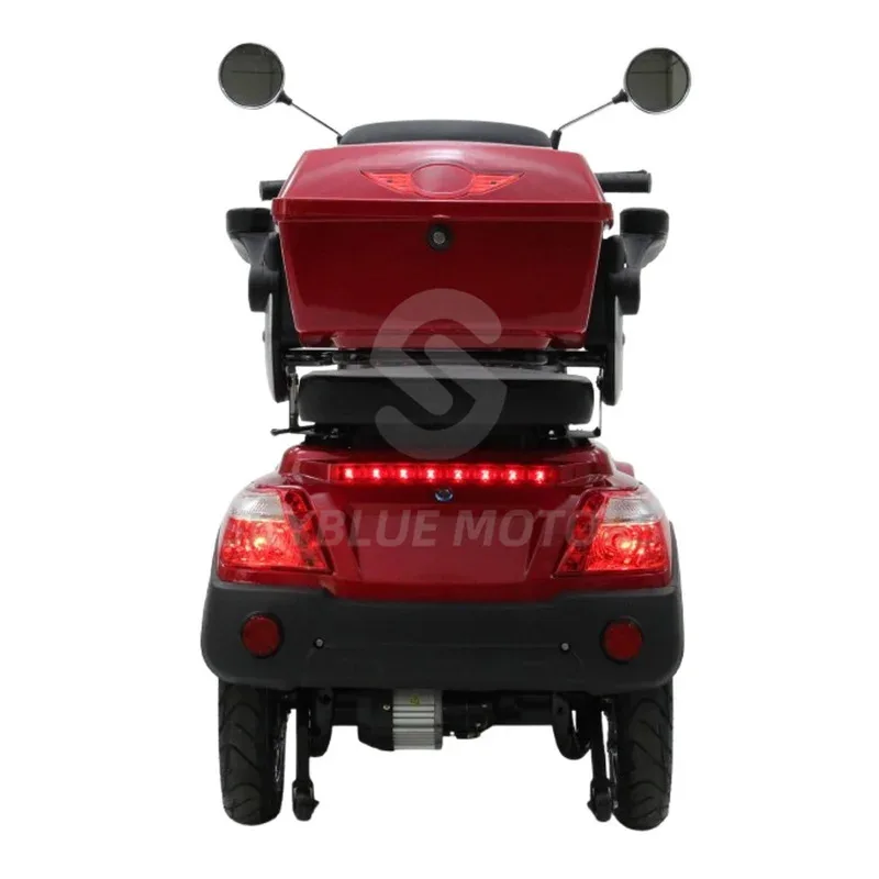 Original Scooter de movilidad de 4 ruedas para motocicleta eléctrica duradera para personas mayores 1000W 60V30Ah