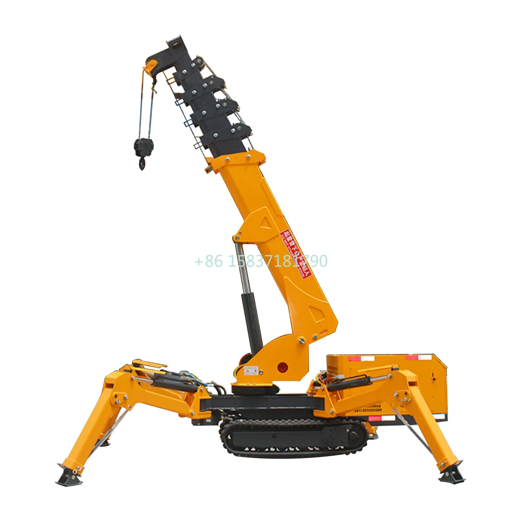 Hot Sale Engineering Spider Crane Machine Mini Crawler Spider Crane Lifter Hydraulic Telescopic Outrigger Mobile Spider Crane - Image 3