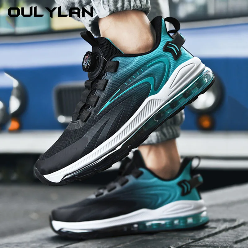 Oulylan Men's Shoes 2024 Summer New Breathable Shoes Men's Trendy And Versatile Thick Soled Sports Board Shoes Trendy Shoes