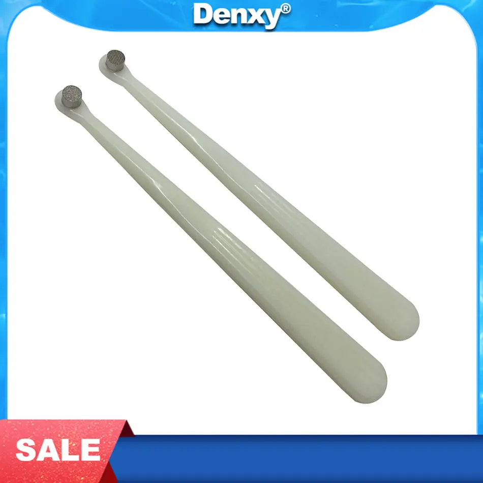 Denxy 1 pcs Dental Orthodontic Band Seater Pusher DoubleTip Elevator Dental 2nd Molar Band Push Lift Autoclavable Instrument