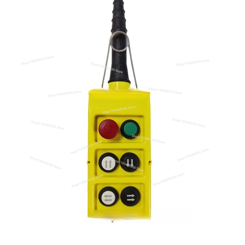 For Flashlight Door Button Box Electric Hoist PLB06 Crane Handheld Switch Single and Double Speed