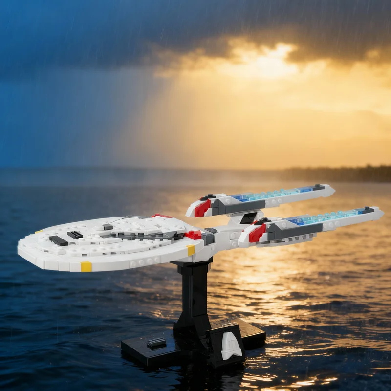 

547pcs MOC USS Enterprise E Space Model Building Toys Blocks Architecture Assemble DIY Creative Education Christmas Gifts Idea