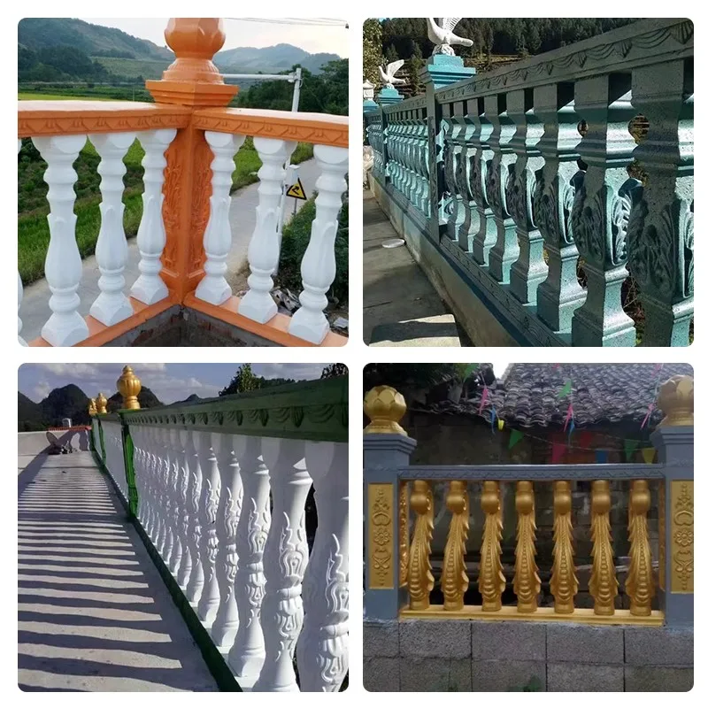 ملحقات خط ضغط عمود المزهرية الأوروبية الريفية الجديدة الجاهزة، ملحقات مسند الذراع العلوي والسفلي للشرفة #2