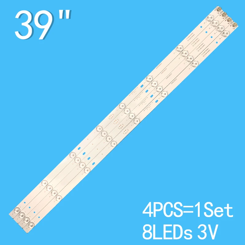 

755MM LED Backlight Strip For OY39D08-ZC21F-04 OY39D08-ZC14F-04 4pcs/lot LED-39B350 LED-39B700S 303WY390037 303WY390033 LE39D71