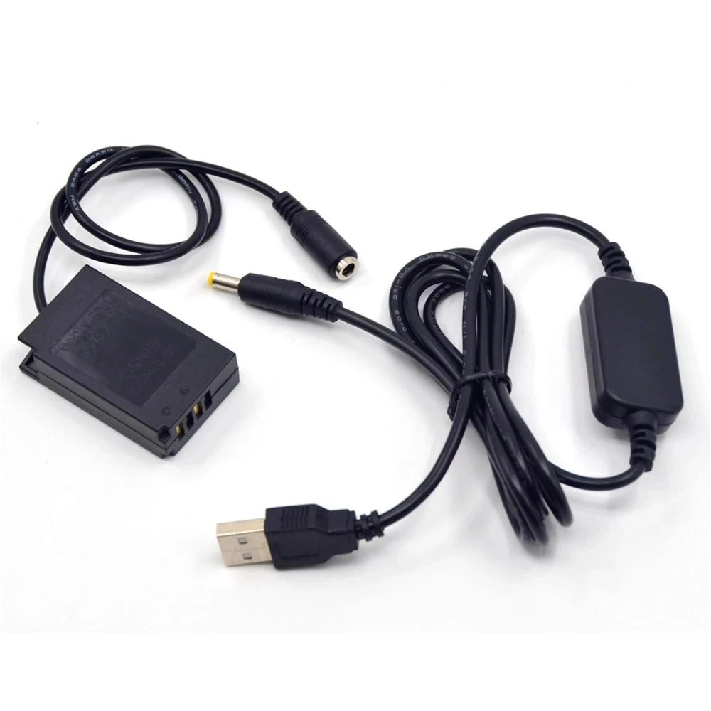 

EN-EL20 ENEL20 Dummy Battery+USB Power Cable EP-5C Coupler for Nikon 1J1 1J2 1J3 1S1 1AW1 1V3 p1000 DL24-500 COOLPIX A Camera