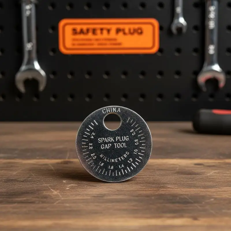 

Coin- Type 0.6-2.4mm 0.02-0.10 Inch Spark Plug Gap Gauge Measurement Tool Range Spark Plug Gage Caliber Measuring Tool 1/5pcs