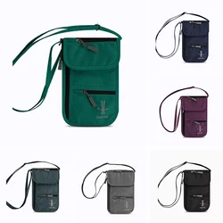 1Pcs Waterproof Portable Nylon Storage Bag Travel Document Card Passport Bag Neck Wallet Money Document Card Passport Neck Pouch