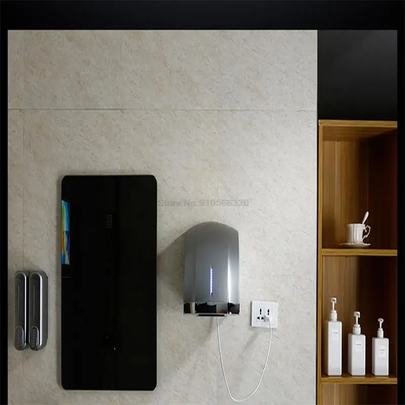 A904 Hoàn Toàn Tự Động Cảm Ứng Khách Sạn Phòng Tắm Nhà Máy SấY Tay 1800W Công Suất Nóng Lạnh Sấy Khô Tay Máy 220V trắng/Vàng