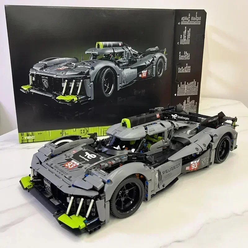 Supercar Blocks 1775pcs 9X8 24H Super Racing Car Leo Mans Building Toy Hybrid Hypercar Model Kids Adult Gifts Compatible 42156