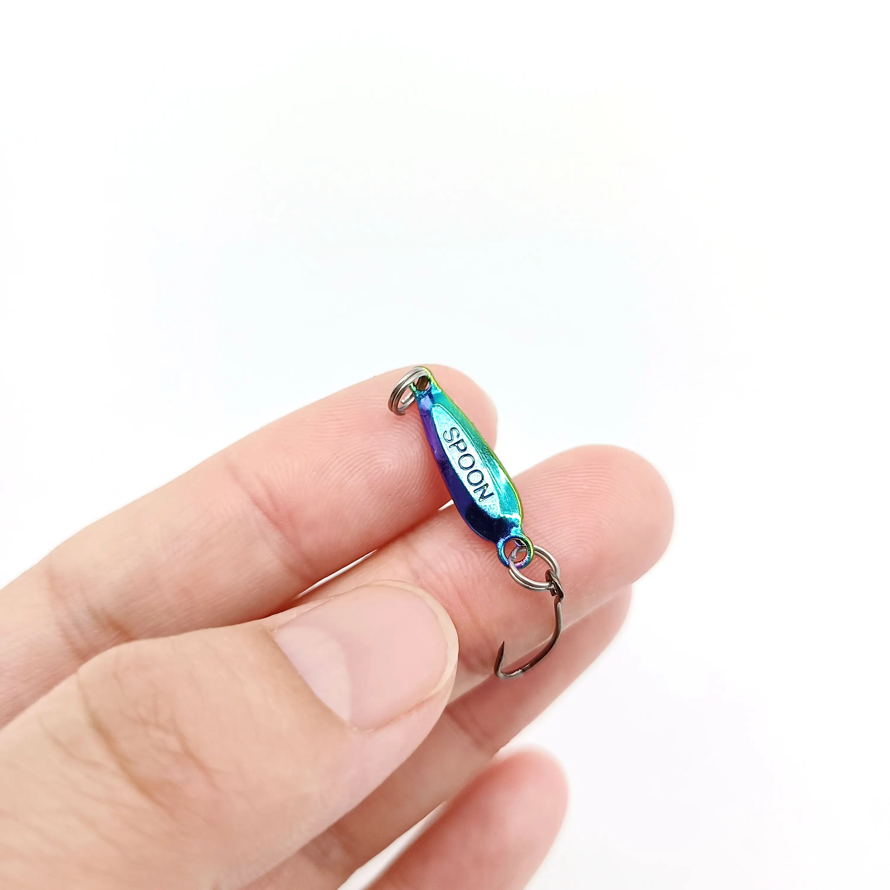 DUODUOYU 1PCS Metall Spinner Löffel Angeln Lockt 1,1g/2,2g/3,5g/5g/7g Isca Künstliche Harte Köder Bass Salzwasser Angeln Werkzeuge – Detail 2