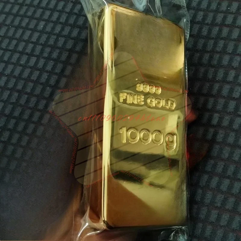 1:1 Rand 1000g Gold Bar Replica, 1kg Bullion Display Prop for Jewelry Store & Bank