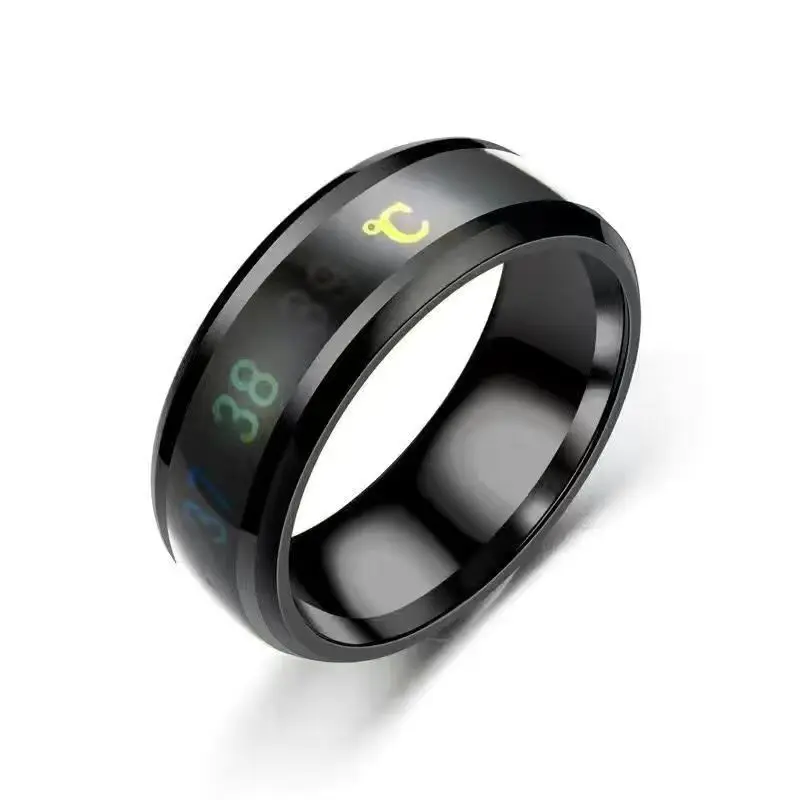 

NFC Smart Ring Black Technology Bluetooth Ring Solar Multi functional Android Temperature Magic Same Waterproof