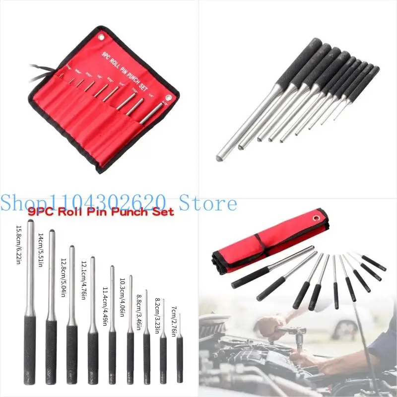 

02de Essential 9pcs Set Set Set Steel Tool набор
