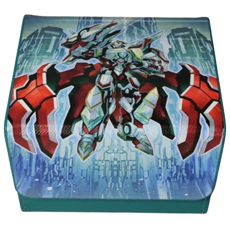 Card Case Yu-Gi-Oh Mamonaka The Vaylantz Genesis Grand Duke Diy Leather Action Toy Figures Anime Game Collection Storage Box