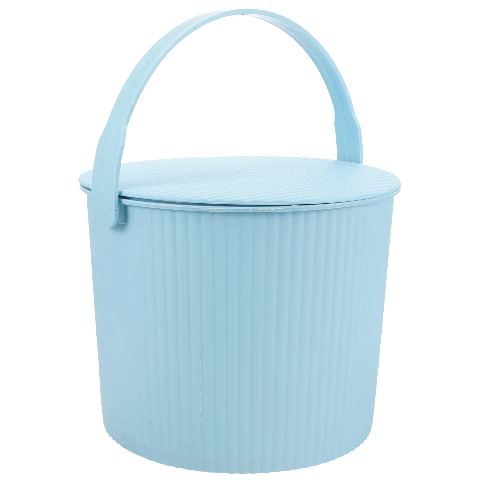 Versatile Storage Bucket Daily Sundries Storage Box with Lid Household Small Stool