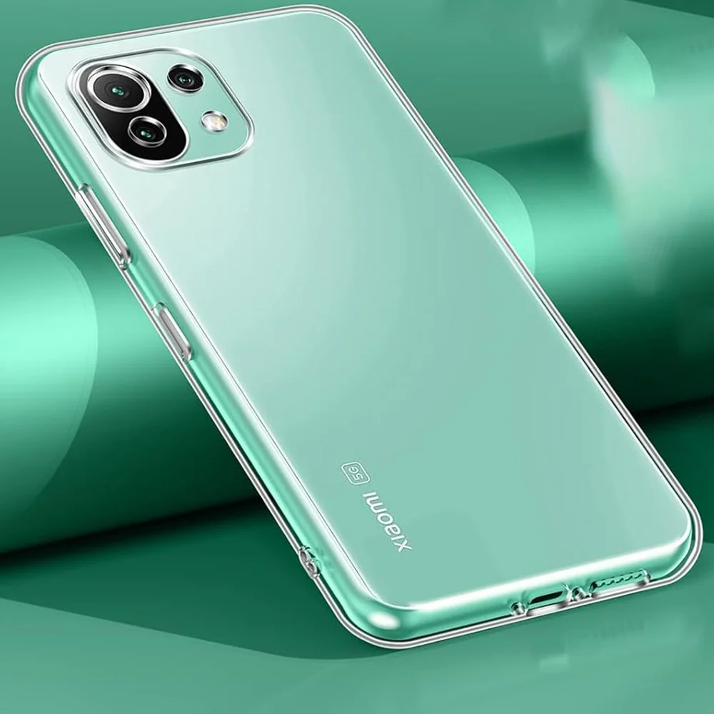Silicone Soft Case For Xiaomi Mi 11 Lite 11i 11X Pro Ultra 5g Ultra Thin Clear Slim Phone Shell Shockproof Transparent TPU Cover view 2