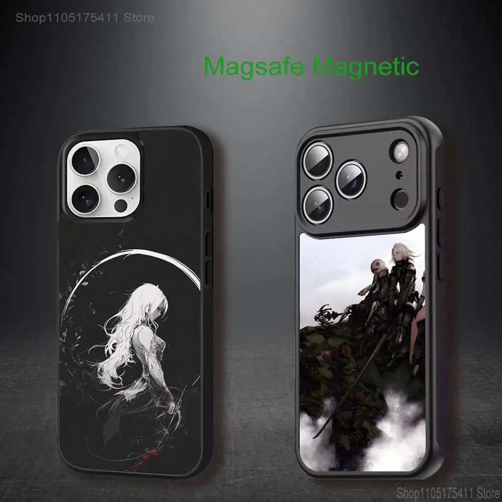 

Game D-Drakengard Z-Zero Phone Case For iPhone 17,16,15,14,13,12,11,Pro,Max,Plus,Mini,SE4,E Magnetic Magsafe Wireless Charging