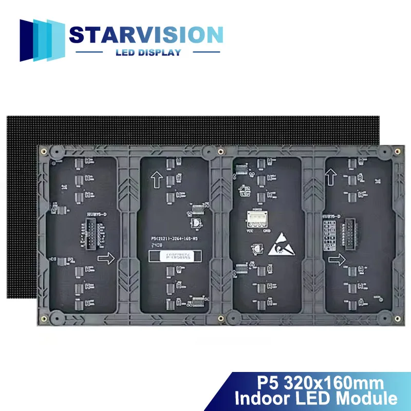 P5 Indoor LED Module 320x160mm Full Color HD LED Display Screen Panel High Refresh