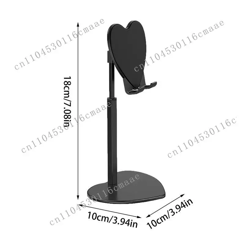

New Phone Tripod Installation Adjustable Heart Shaped Phone Stand Desktop Scalable Tablet Stand