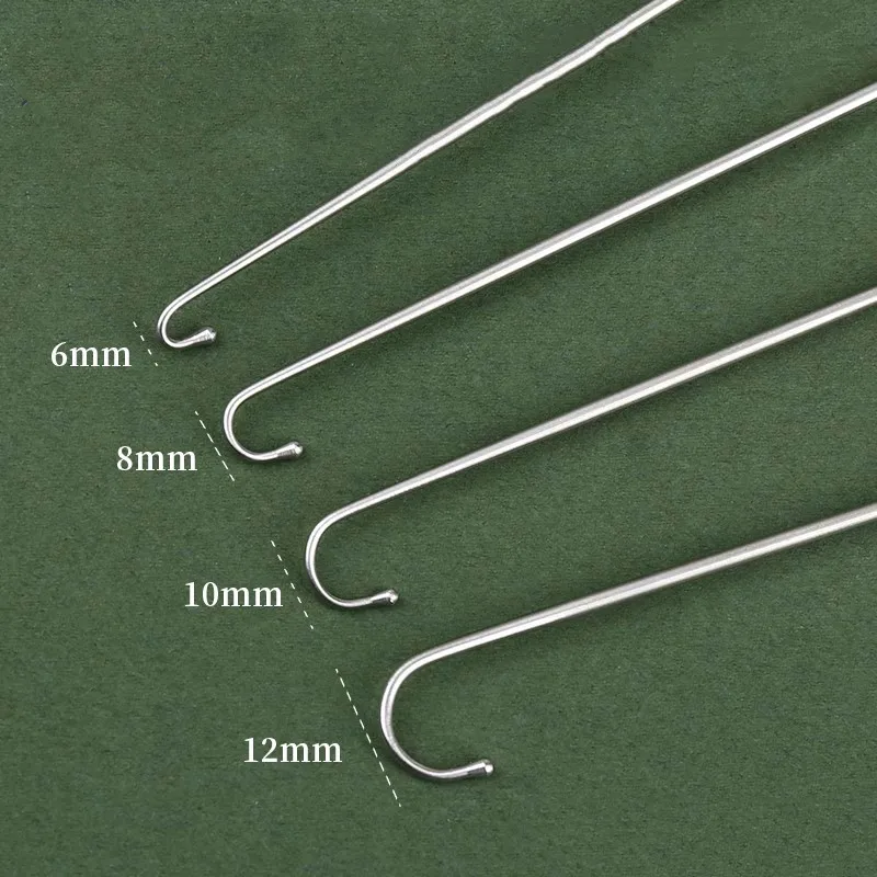 Medical veterinary pet animal dog cat ball round head sterilization ovarian fallopian tube non-invasive uterine retractor hook