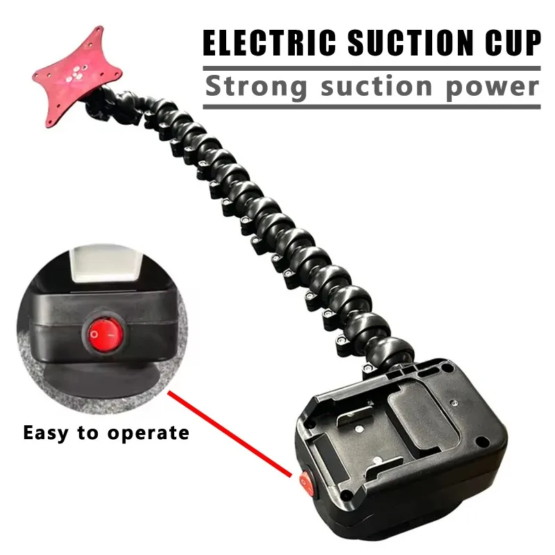 Electric Suction Cup and Adjustable Bracket, for Automotive Dent Repair PDR Lights, Striped Plate