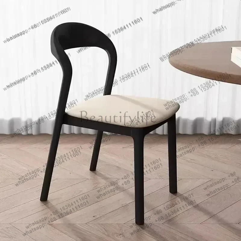 Luxury Backrest Bar Stools Nordic Solid Wood Fashion Design Bar Chairs Ergonomic Modern Unique Sillas Trendy Furniture