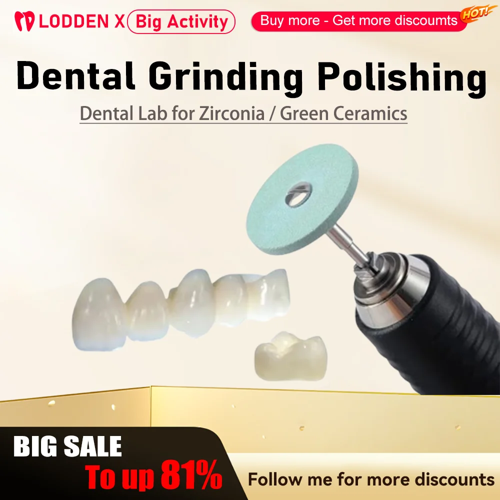 Dental Grinding Polishing Burs Ceramic  Diamond Stones Polisher Zirconia Grinding Cutter Diamond Dental Lab Drills Rotary Tools