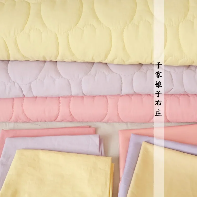 135x50cmTulip Quilted Cotton Fabric Soft Children Adult Autumn and Winter Cotton Coat Jacket Dress Fabric