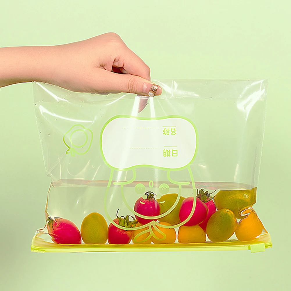 Reusable Zip Lock Bag Food Grade Transparent Storage Bag With Zipper Sealing Plastic Container Travel Freezer Camping Kitchen