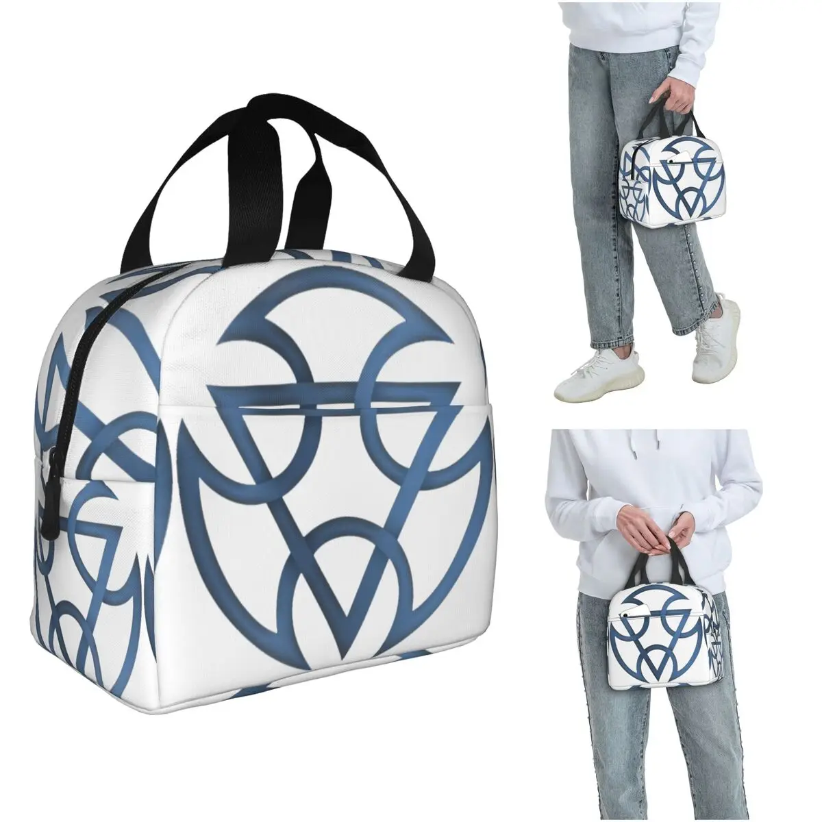 Sub Zero Lin Kuei Mortal Kombat Bolsa térmica para almoço, para mulheres e crianças, caixas de comida portáteis, caixa térmica para almoço