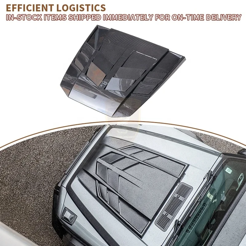BestsellerCL Style Dry Carbon Fiber For G W464 W463A Engine Bonnet Hood Car Modified Parts