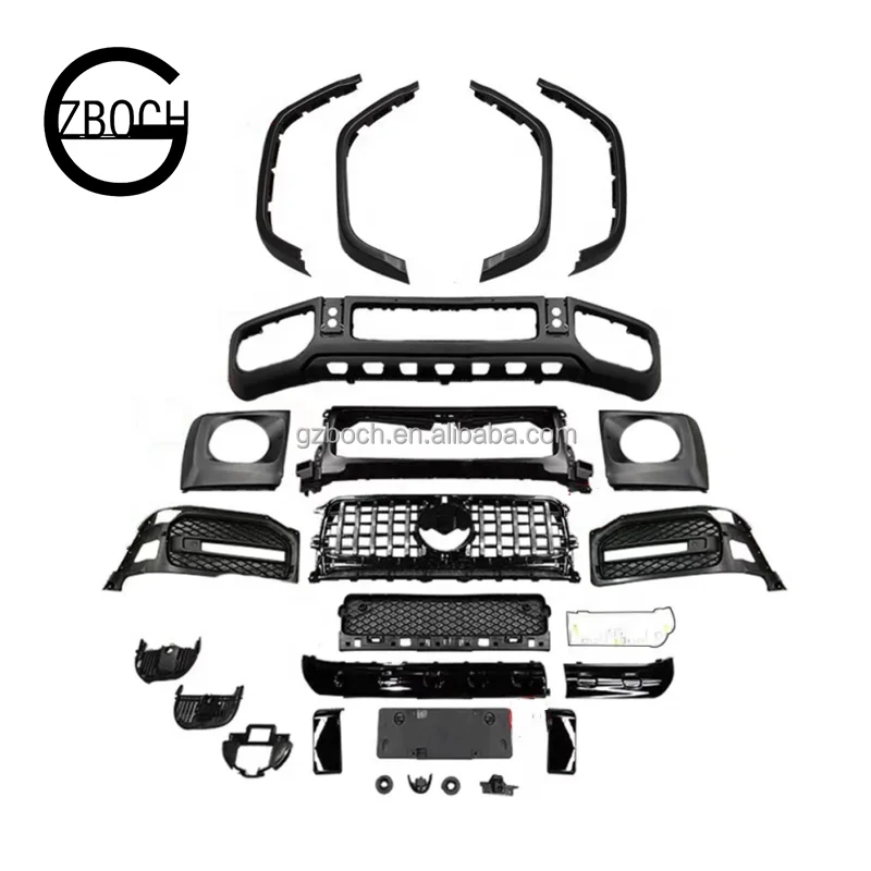 

Genuine Bodykit For Mercedes W464 2019+G350 G500 G550 facelift G63 AMG Front car bumper Car Grill Wheel arches