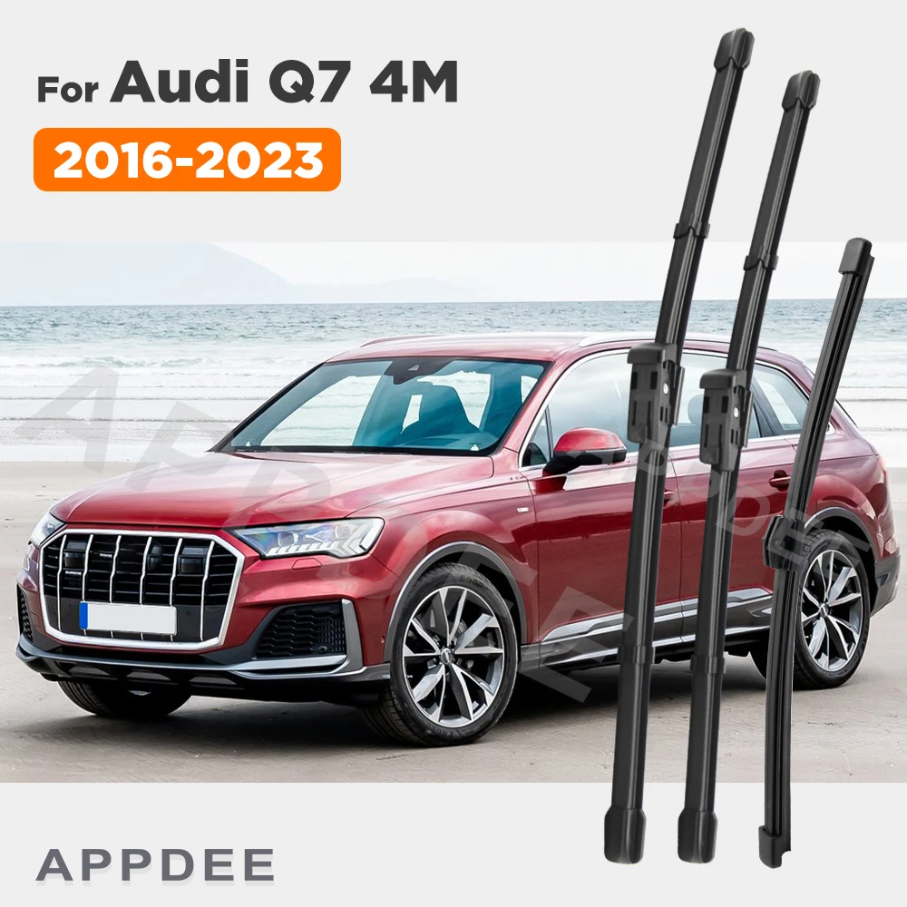 

APPDEE Wiper LHD Front & Rear Wiper Blades Set For Audi Q7 4M 2016 - 2023 2022 2021 2019 2018 Windshield Windscreen 26"20"16"