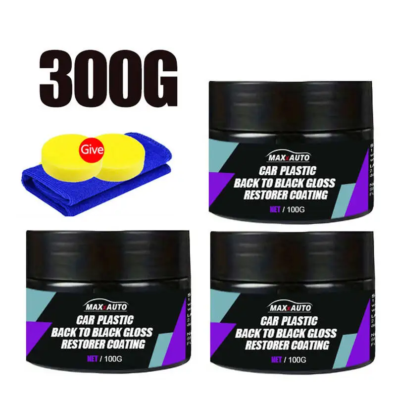 Auto Universele Leer en Kunststof Reparatie Polijstwas Auto-interieur reconditionerende crème voor leer/kunststof/rubber verzorging