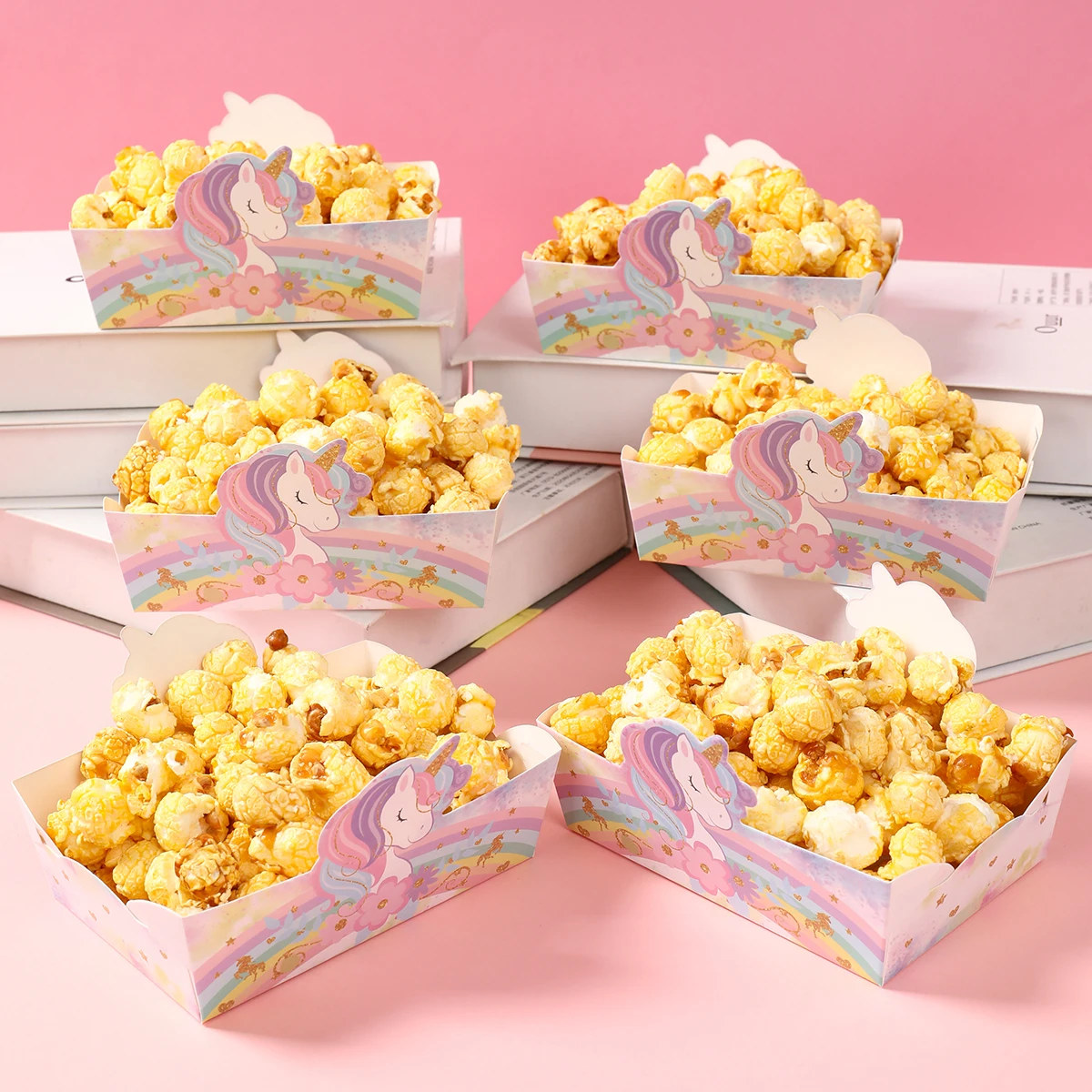 Unicorn Party Supplies Rainbow Unicorn Paper Plates Cups Napkin for Baby Shower First Girls Birthday Party Decorations — zdjęcie 7