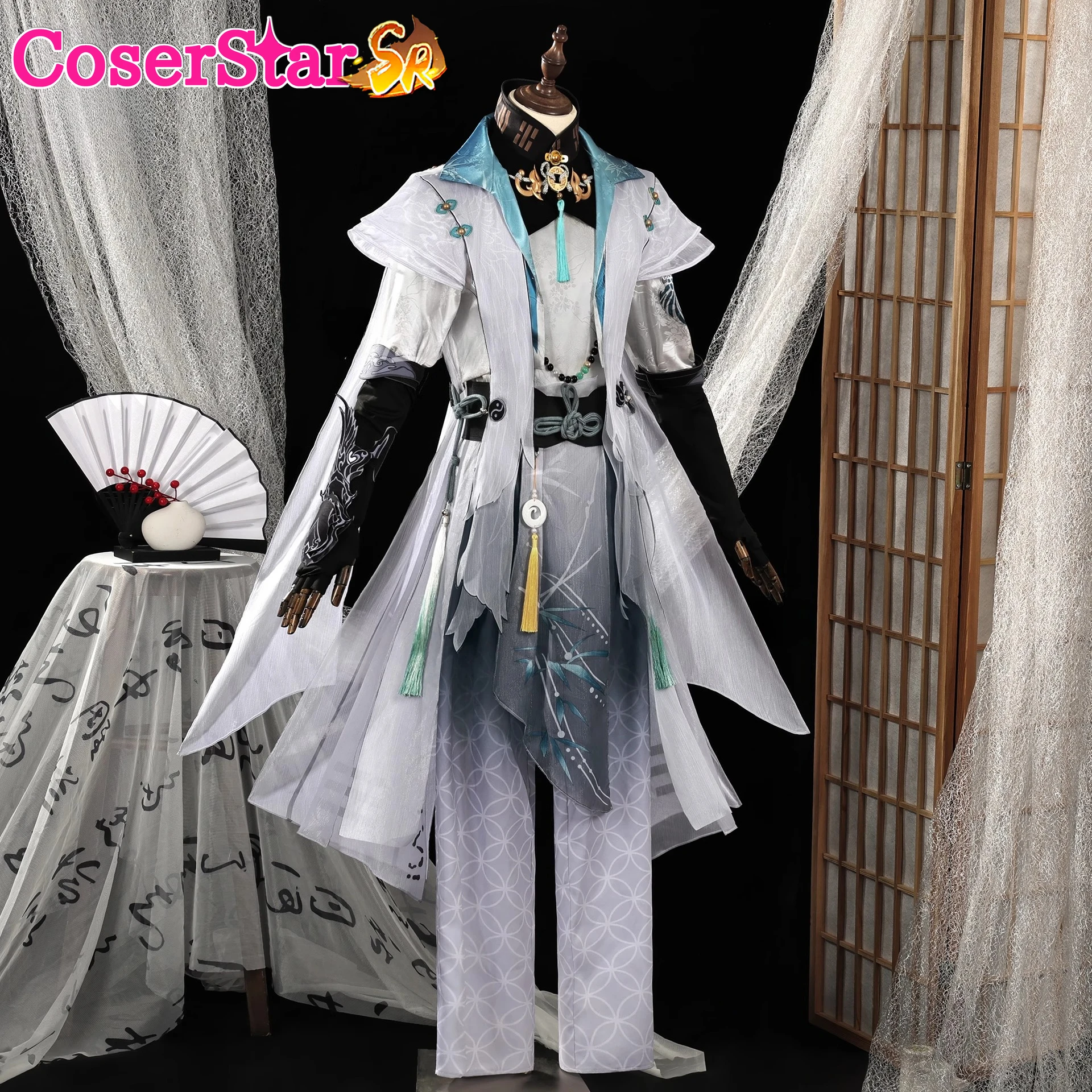 CoserStar-SR NARAKA:BLADEPOINT Wuchen Costume Cosplay Gioco di ruolo Vestito Halloween Carnevale Festa Abiti uniformi