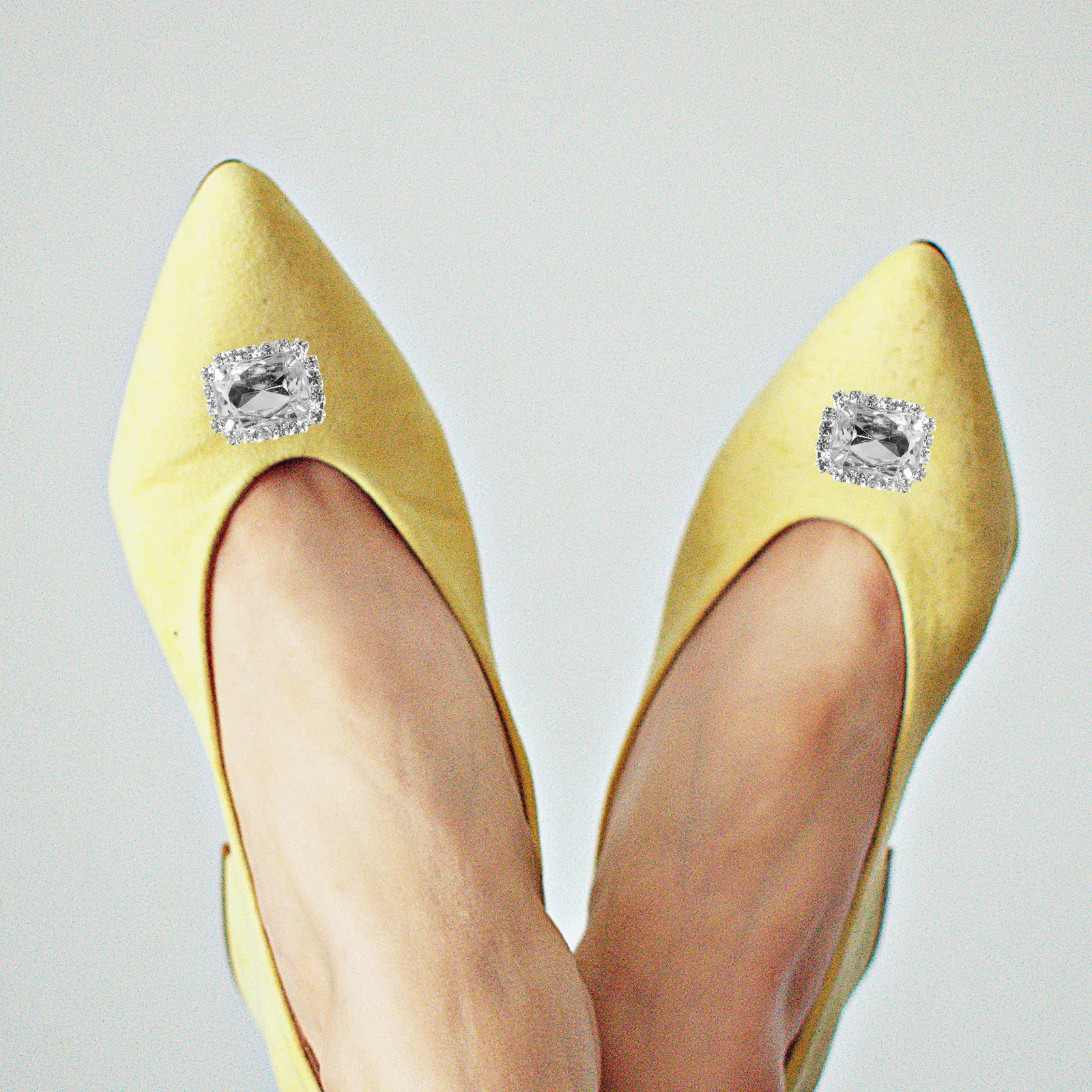 

6Pcs Rhinestone Shoe Clips Decorative Women's Buckle Accessories Elegant Clip on Embellishments for Pumps Heels Sandals Boots