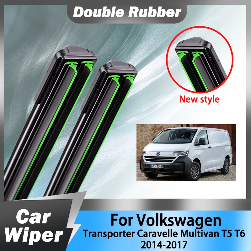 For Volkswagen Transporter Caravelle Multivan T5 T6 2014-2017 Car Wiper 2025 Latest Model Strips Wiper