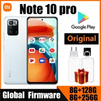 Xiaomi Redmi Note 10 pro smartphone 5G Smartpone Pocp X3 gt Dimensity 1100 android 11- 6.5\