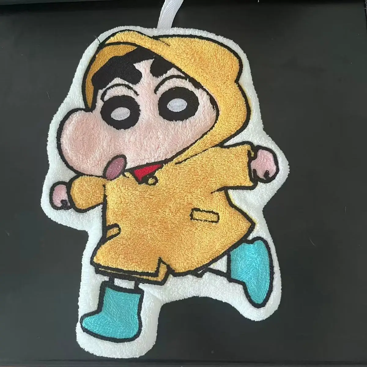 Crayon Shin Chan Anime-Handtuch zum Aufhängen, niedliches, super saugfähiges, dickes Handtuch, Badezimmer- und Küchenbedarf