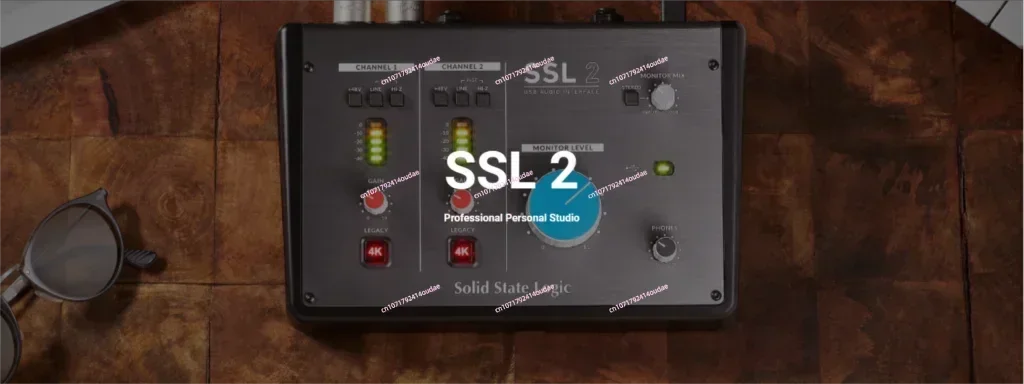 State Logic SSL2 2-In / 2-Out Audio Interface 2 X SSL-designed Mic Preamps USB 2.0 Bus-powered Audio Interface Solid