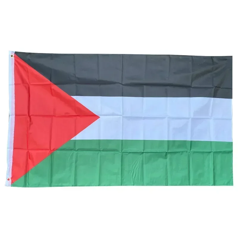 60 x 90cm/90x150cm Palestine Flag Hanging Polyester Gaza Palestinian Banner for Decoration National Palestine Palestinians Flags