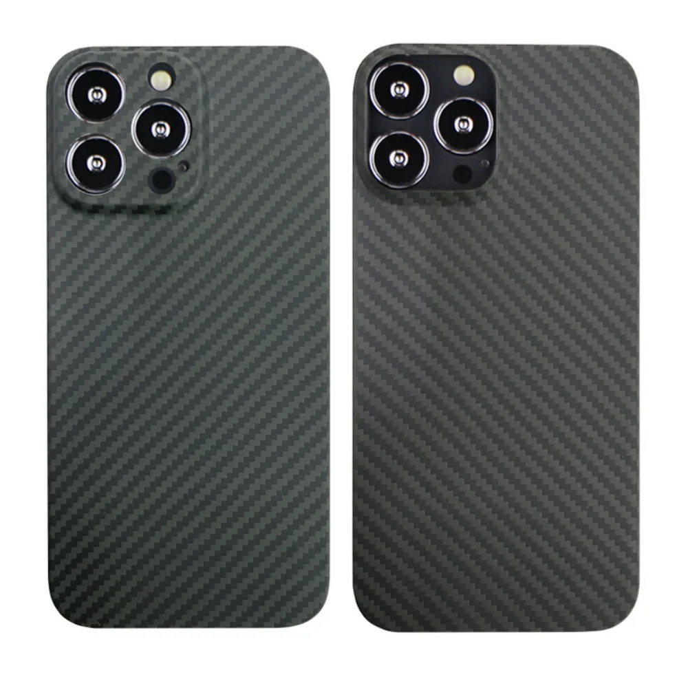 

For Apple 12Pro13Pro14Pro15pro phone case, real carbon Kevlar fiber 14PRO protective case, 13 aramid phone case