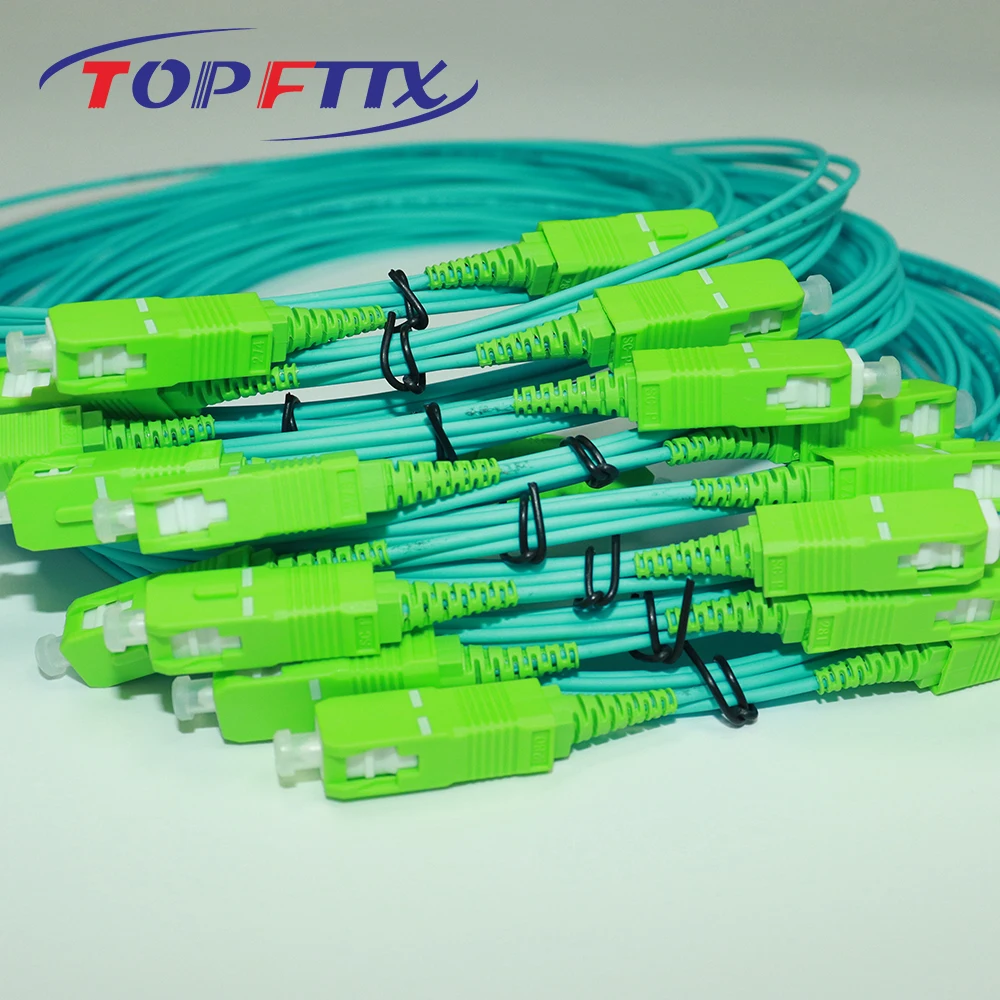 50/100 STUKS 3.5M Lengte Blauwe Korte Laars SC/APC Glasvezel Patch Cord Single Mode G657A2 Buigen Gevoelige Simplex 1.6mm Kabel