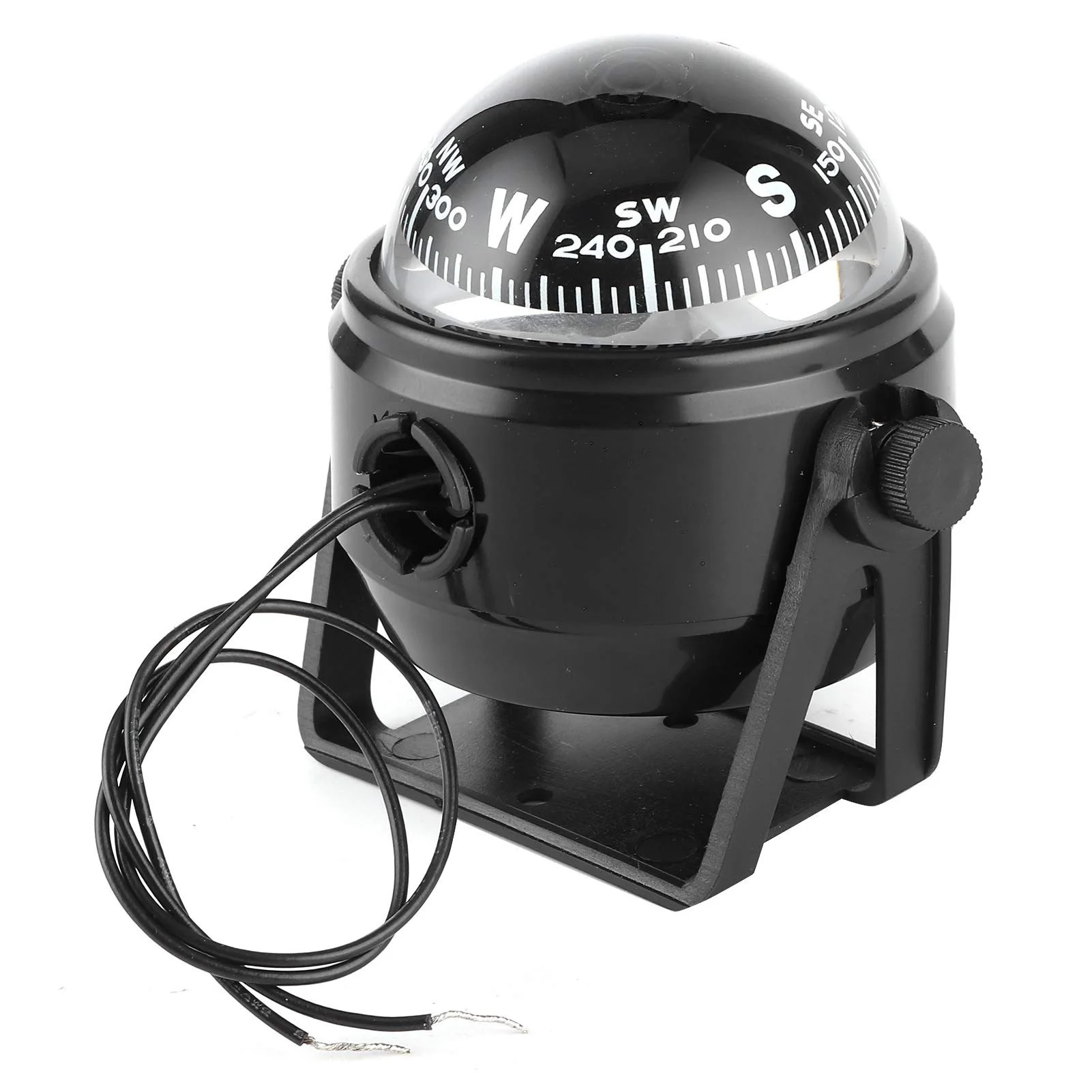 LED DC12V Navigation Electronic Digital Compass Yacht Boat Navigation Compass Direction Compass (with Built-in Light) A