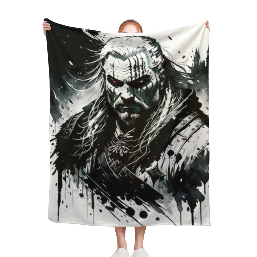 

Witcher Aura Medium Blanket Soft comforter sets throw for Couch Warm Flannel Blankets Bedroom Décor