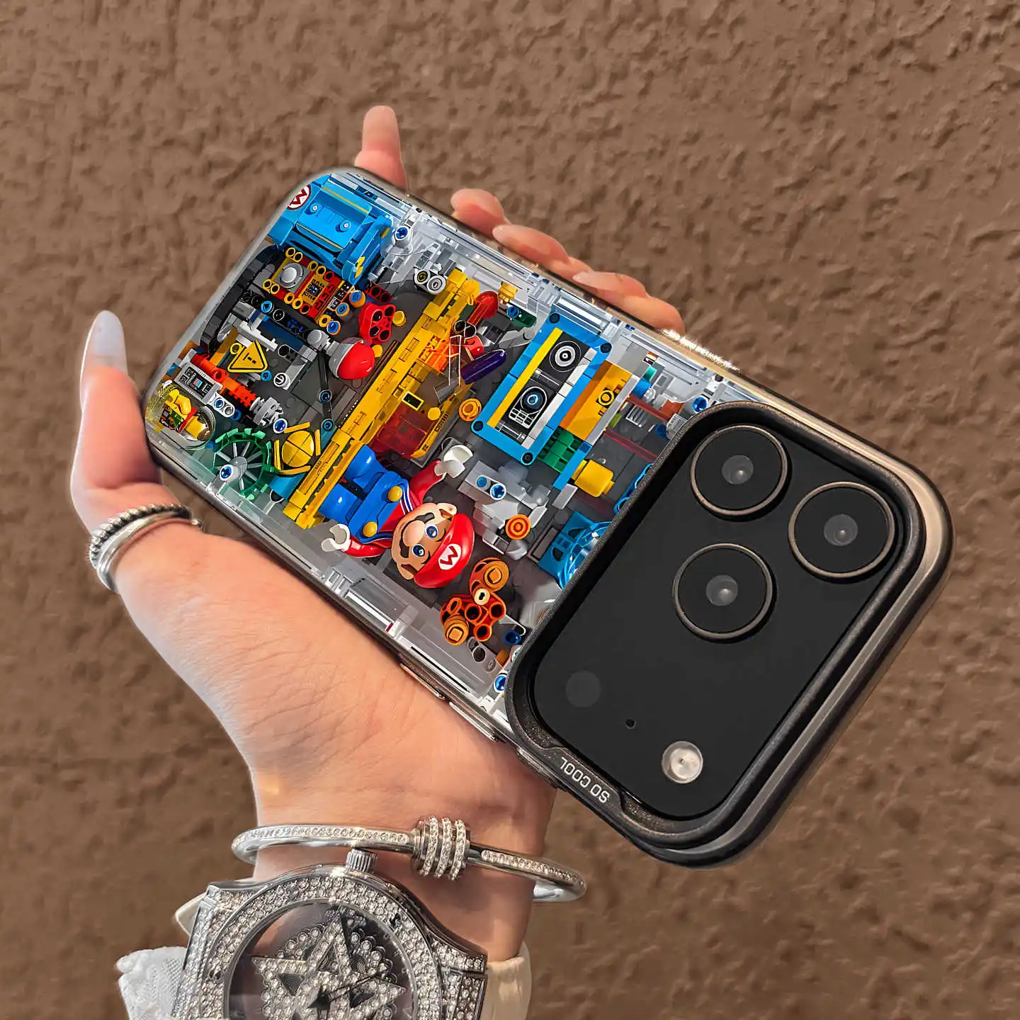 الفاخرة بنة الأنابيب عامل جراب هاتف آيفون 17 برو ماكس 11 12 13 14 15 16 برو 17Air 16 زائد مكافحة قطرة غطاء سيليكون