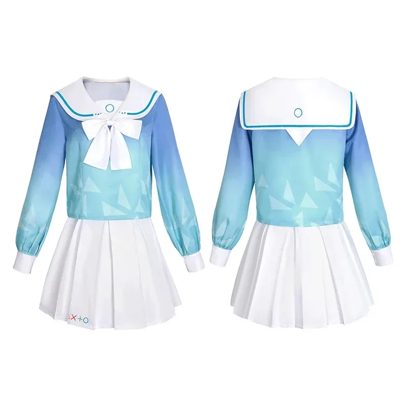 Archivo Arona juego Cosplay disfraz azul JK escuela marinero uniforme peluca sombreros accesorios de Halloween para mujeres 2025 gran oferta * fgf