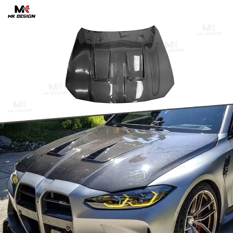 

Carbon Fiber N Style Front Hood Engine Bonnet Cover for BMW G8X M3 G80 G81 M4 G82 G83 2021+ Engine Hood Replacement Body Kit