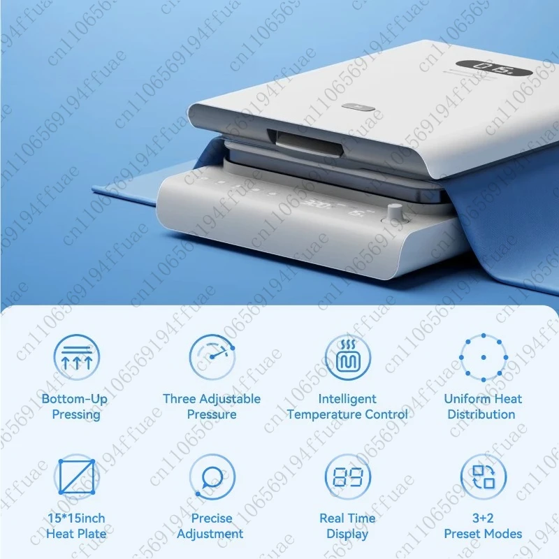 H1 Automatic Logo Printer DIY Portable Mini Heat Transfer Machine 15 Inches X 15 Inches T-shirt